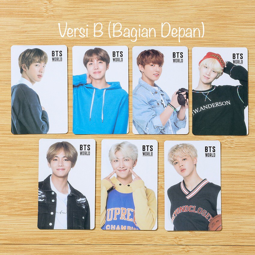 [BS] BISA COD 7pcs Lomo Card Photo Card BTS BT21 World Kartu Foto Karakter KPOP - KP384