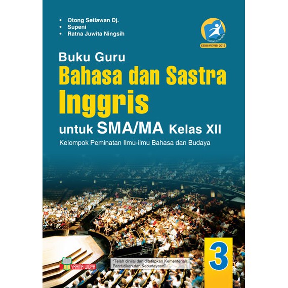 Buku Guru Bahasa Dan Sastra Inggris Sma Ma Kelas 12 Buku Paket Bahasa Inggris Kelas 12 Revisi Shopee Indonesia