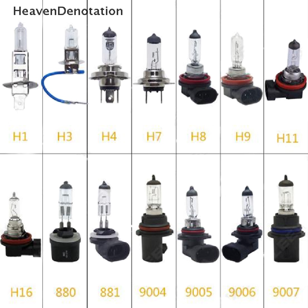 [HeavenDenotation] Bright 9005 9006 Halogen Lamp Car Headlight H1 H3 H4 H7 H11 HB3 Bulb Fog Light