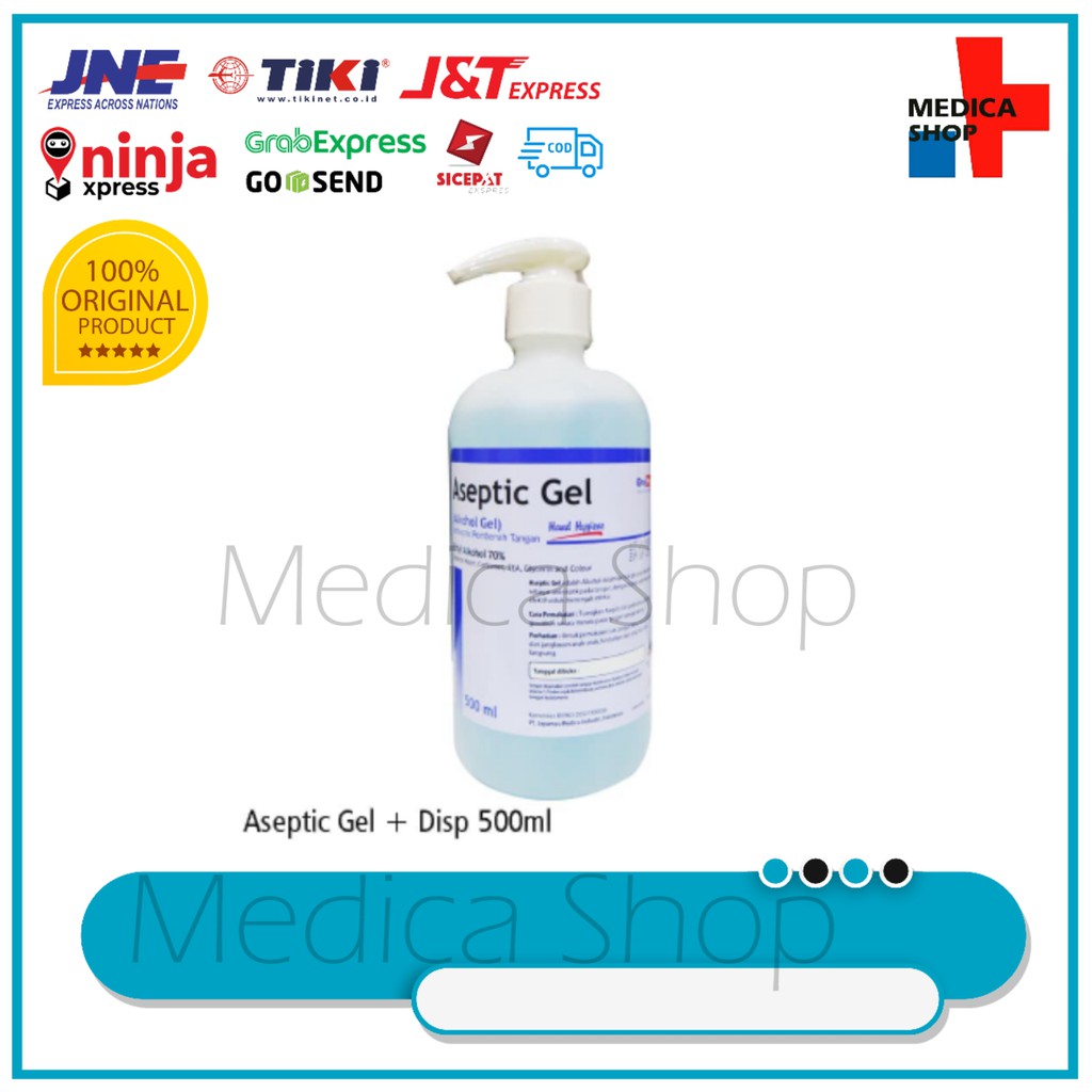 Aseptic Gel Antiseptic / Hand Sanitizer 500 ml Onemed