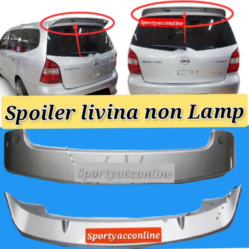 Spoiler grand livina 2007-2012 non lamp