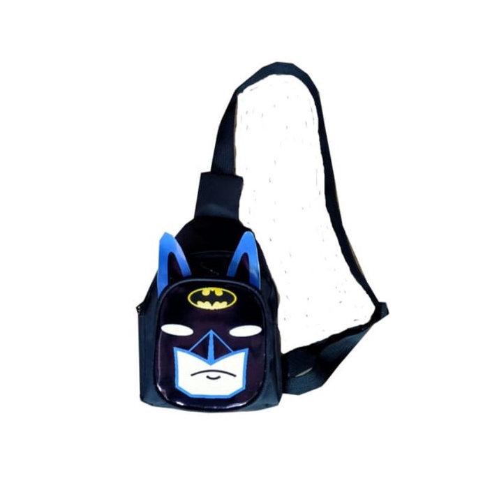 tas selempang anak Batman black