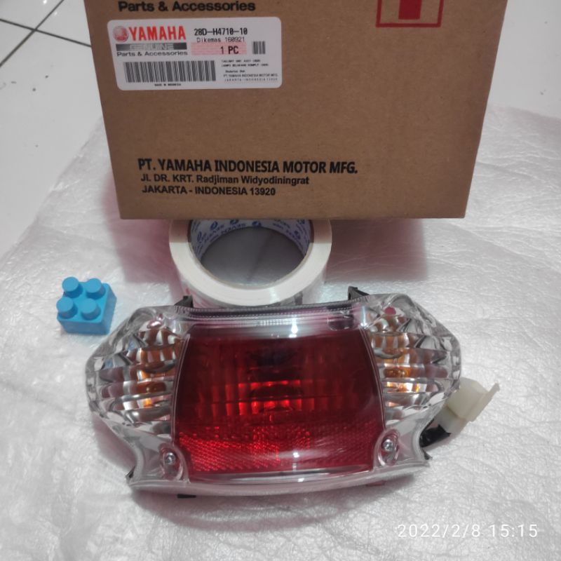 STOPLAMP LAMPU BELAKANG SET MIO SPORTY SMILE ORIGINAL ORI YAMAHA