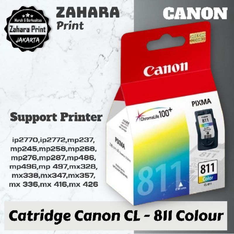Catridge Canon 811 Colour For ip2770, MP287, MP258,MP486, MP497, MP287,MX347