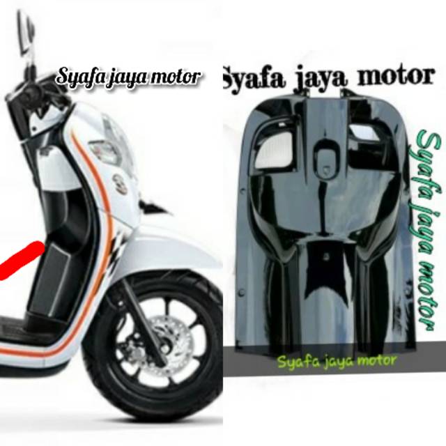 Cover dek konci KONTAK all new honda scoopy fi 2017 2019