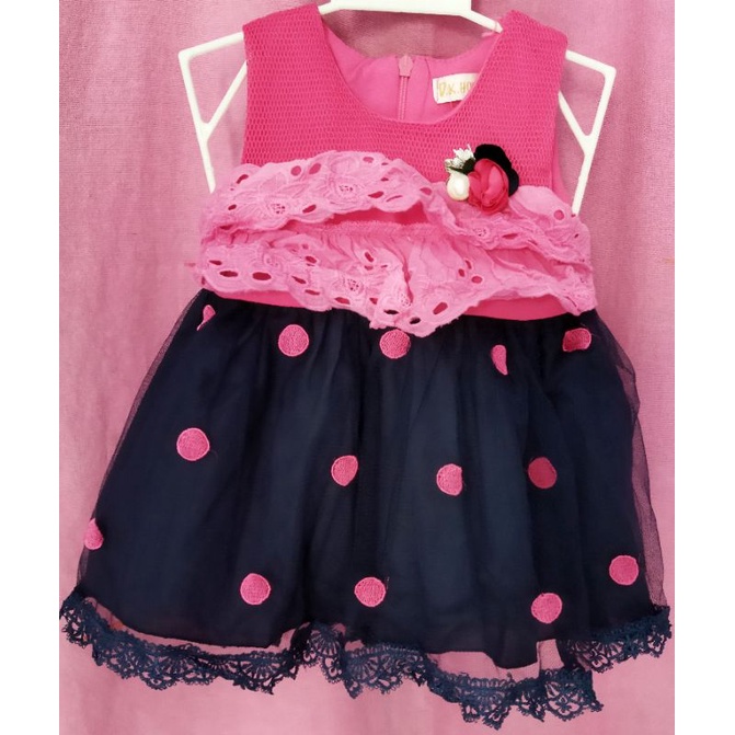 [preloved] Dress Kutung Bordir Bayi 1 Tahun