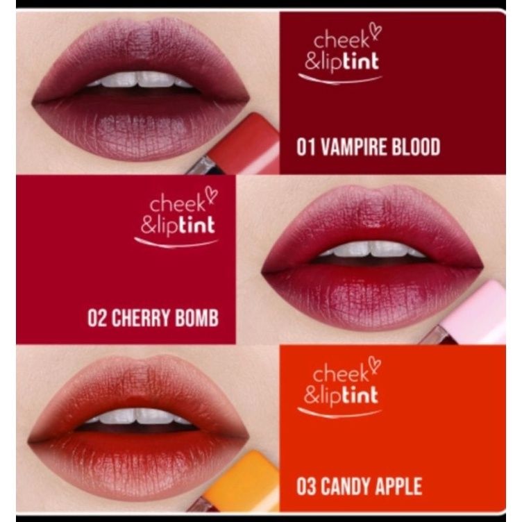 ❤ SHASYA ❤ IMPLORA (✔️BPOM)  CHEEK &amp; LIPTINT 5.5g BEST SELLER LIP TINT IMPLORA