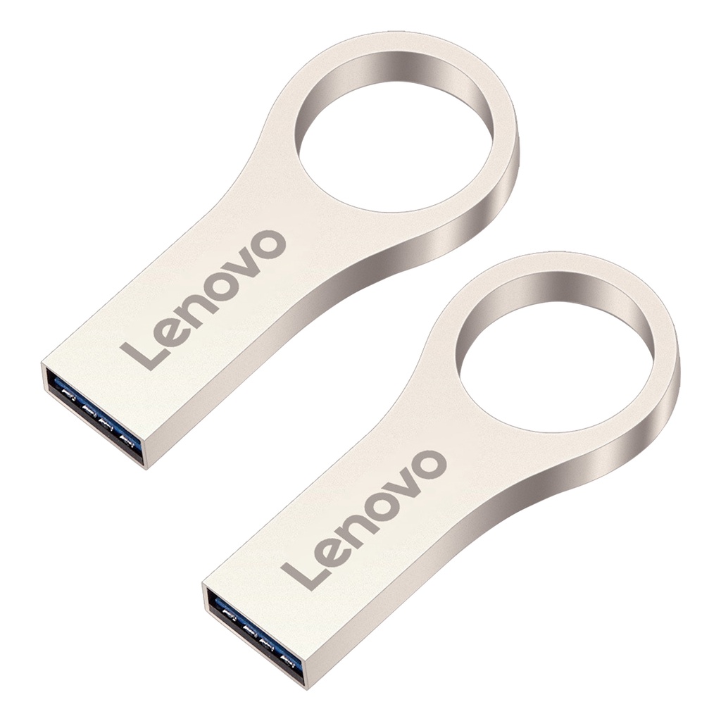 (Huluboy) Lenovo U Disk Mini Anti Air Bahan Metal Kapasitas 512GB / 1TB / 2TB Untuk Komputer