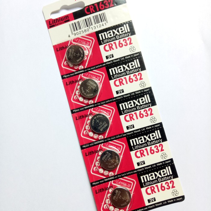 graziaid batre maxell CR 1632 original batre remote/ baterai batre jam remote maxell CR 1632