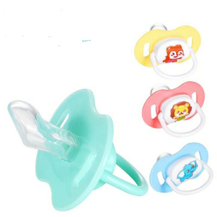 Empeng Dot Silicone Bayi Dengan Motif Gambar Lucu Terlariss