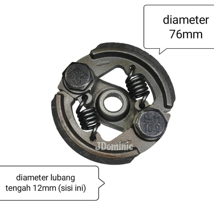 djo043 kampas kopling mini GP trail motor kecil mesin potong rumput