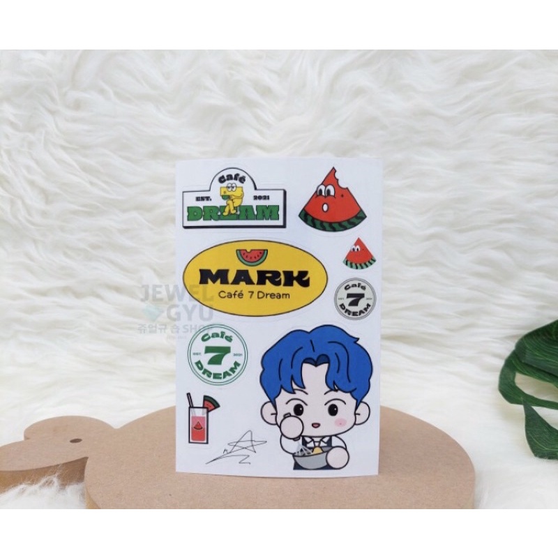 

(READY) NCT DREAM TRANSPARENT STICKER KISS CUT 7 DREAM CAFE STIKER (MARK/JENO/JAEMIN/HAECHAN/CHENLE/RENJUN/JISUNG)