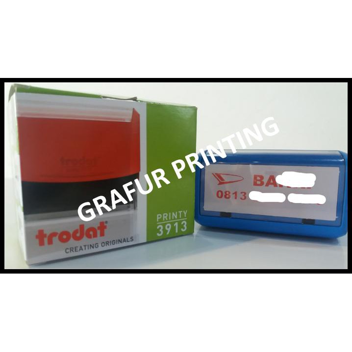 

(New Product!!) Jual Stampel Satu Warna Trodat Otomatis 38 X 14 Mm (Kode 3911)
