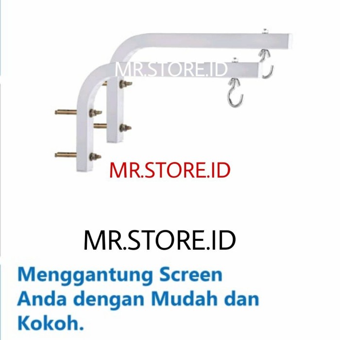 

Termurah Bracket Screen Projector - Bracket Untuk Layar Proyektor