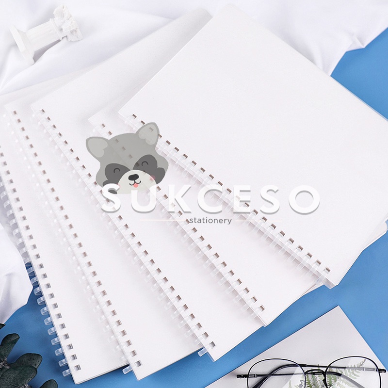 

Frost White Soft Ring Ruled Notebook B5 Buku Catatan Bergaris