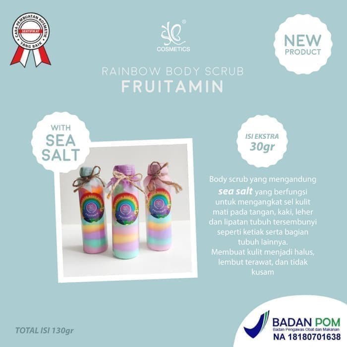 SYB FRUITAMIN RAINBOW BODY SCRUB