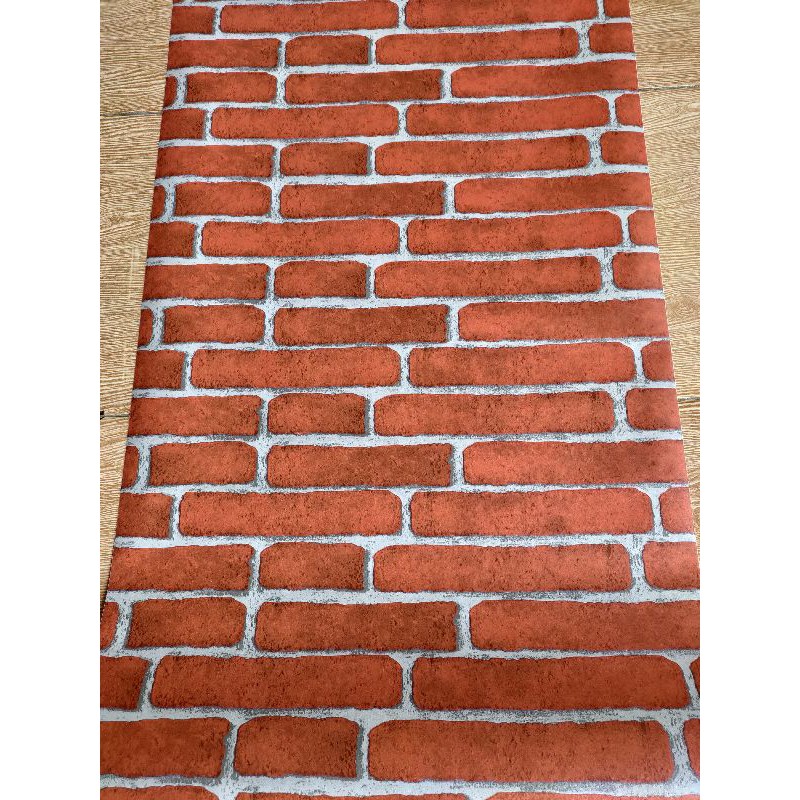 K-9 BATA ORANGE WALPAPER BATA MERAH WALLPAPER DINDING BATA