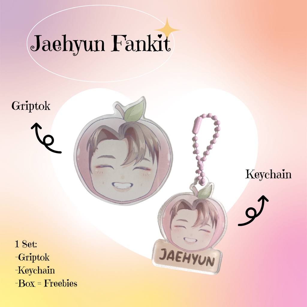 NCT Jaehyun, Taeyong, Mark, Haechan Keychain & Griptok