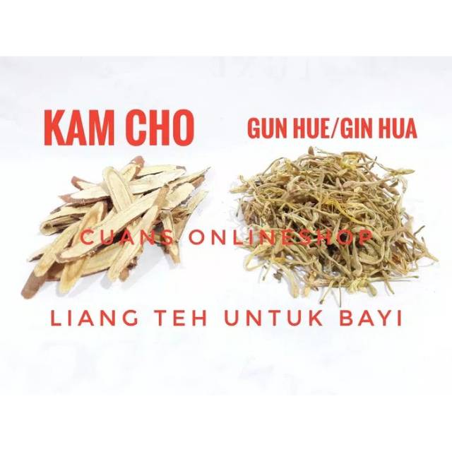 Gin Hua Kam Cho. Paket Liang Teh Herbal Khusus Bayi. Gun Hua Kam Cho Untuk apanas Dalam Bayi