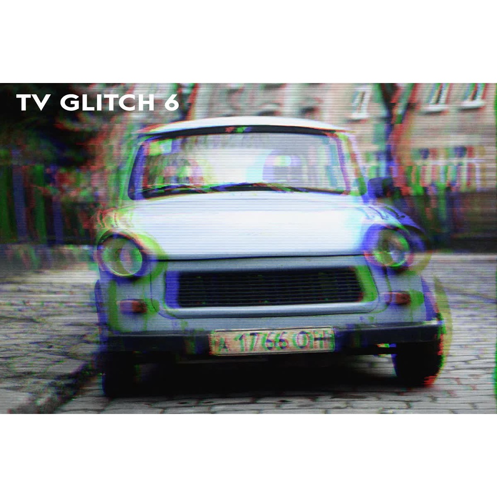 Als Glitch Tv Action Pack Vol 1 - Photoshop Action