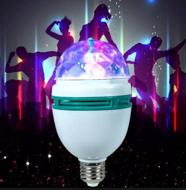 Lampu Disco / Lampu Pesta Full Colour Auto Rotating Party Light 5 Watt