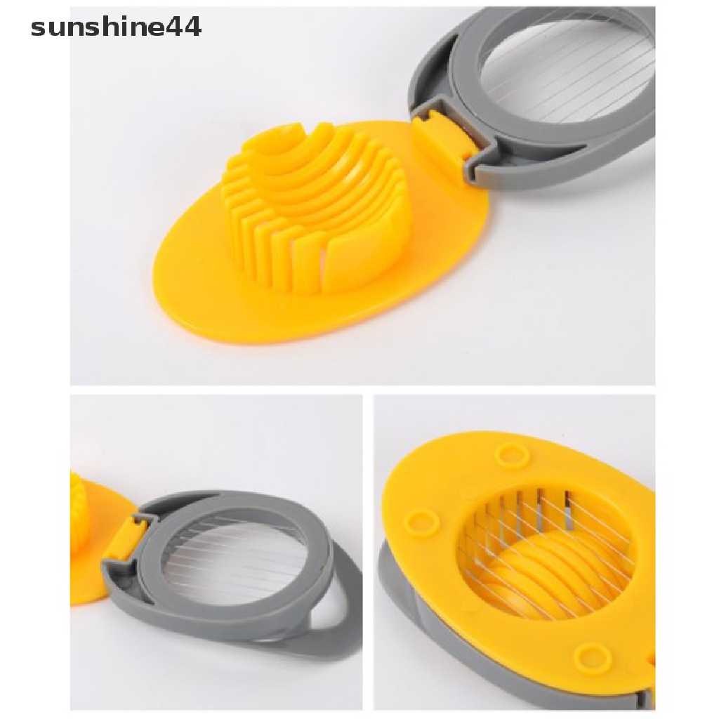 Sunshine Alat Pemotong Telur Multifungsi Bahan Plastik