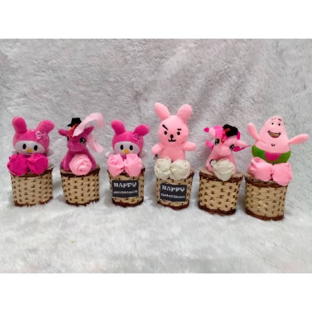 BONEKA WISUDA MURAH / BONEKA MURAH / BONEKA ANYAMAN / KADO UNIK