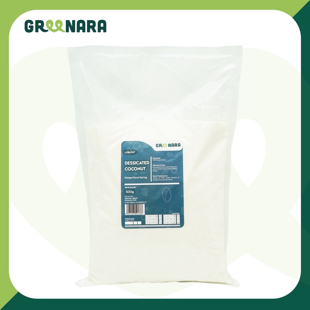 Dessicated Coconut 500Gr / Kelapa Parut Kering 500 Gram