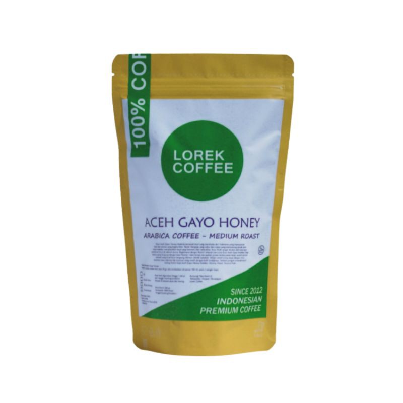 

Kopi Aceh Gayo Honey Arabika - Medium Roast 200 gram