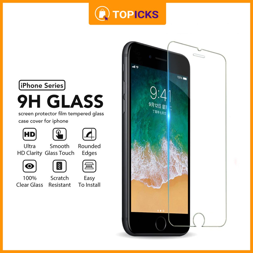 TOPICKS 9H Tempered Glass Anti Crack Anti Bluelight Semua