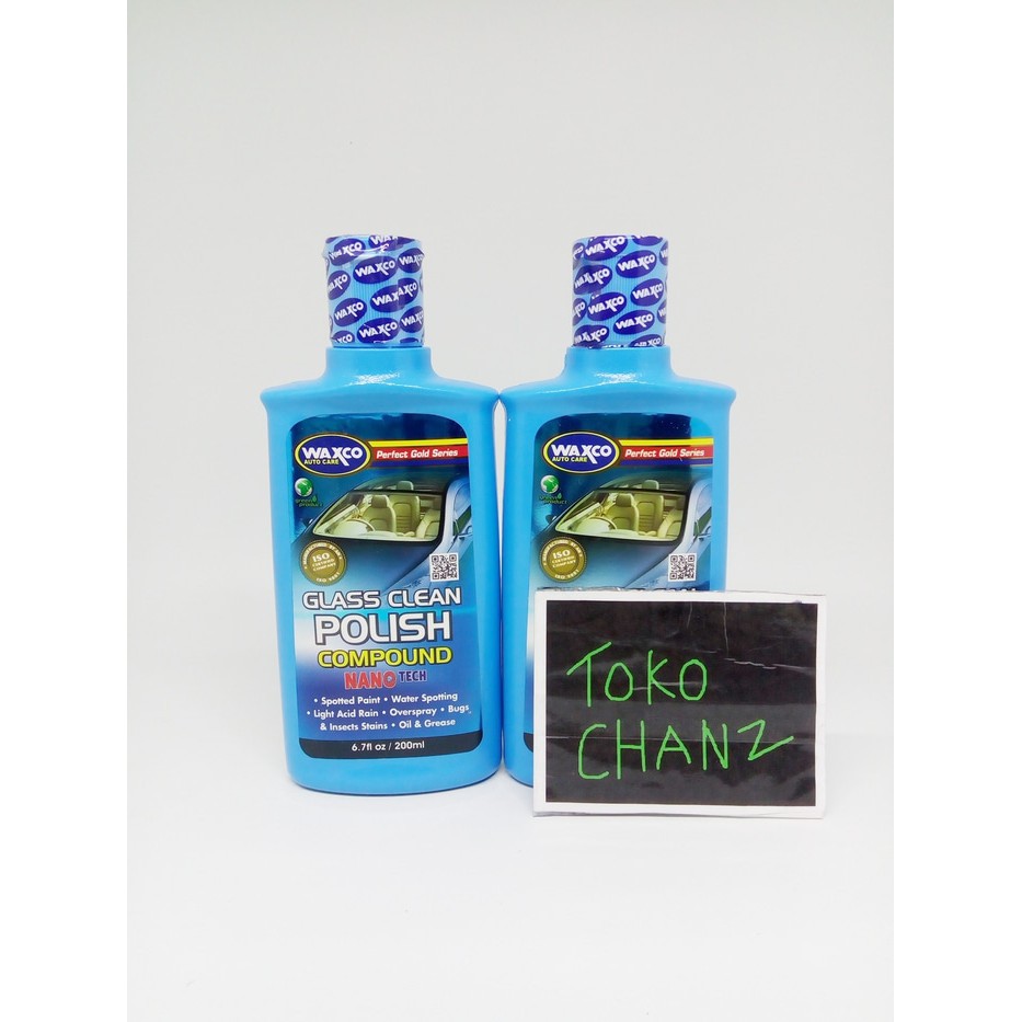 WAXCO GLASS POLISH COMPOUND NANO TECH pembersih kaca mobil Berkualitas