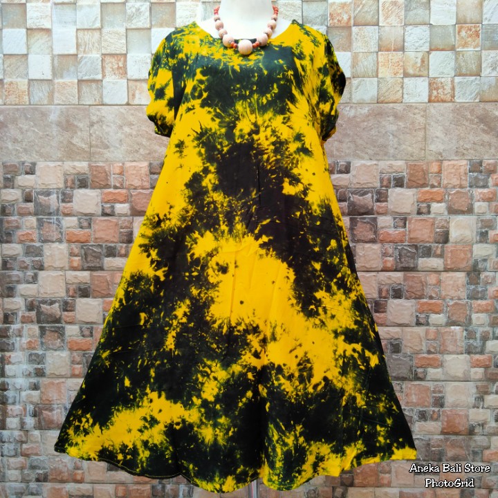 Daster payung tie dye Bali murah Uk-XL, Baju tidur, daster vega mega, pakaian Wanita, tye die casual, tie die, tye dye-Foto 17