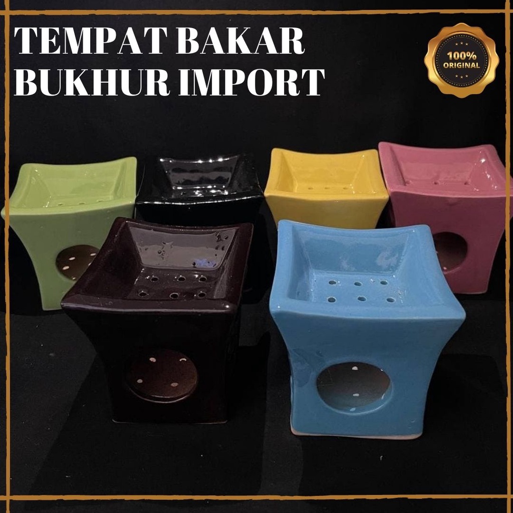 TEMPAT BAKAR DUPA KERAMIK PREMIUM / TEMPAT BAKAR BUKHUR / PRAPEN DUPA PREMIUM  DENGAN ARENG MAGIC