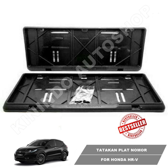 Frame / Cover Plat / Tatakan Plat Mobil for Honda HR-V / HRV