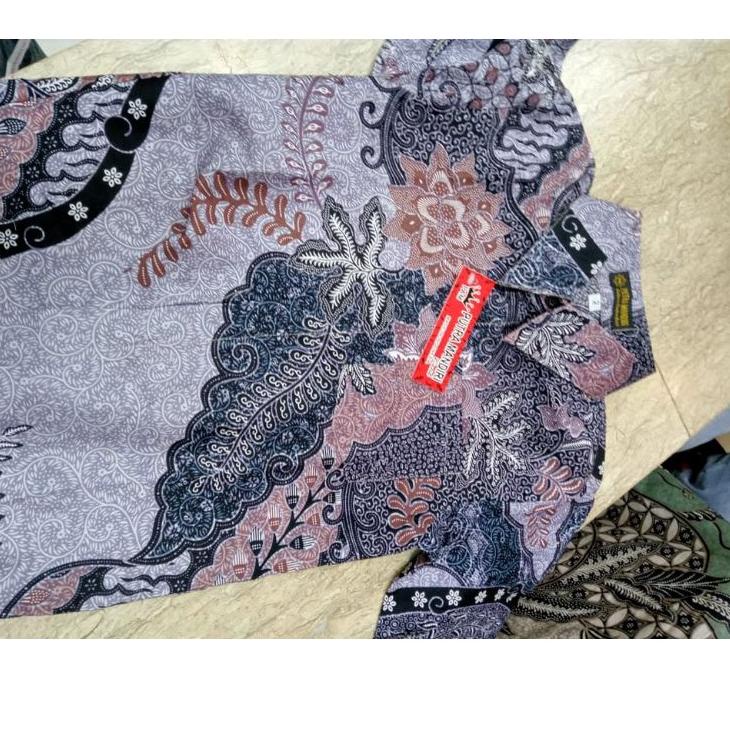 ♦ Grosir Batik Jakarta,Warna Lilac Ungu Keren,Couple Batik Ayah Anak Laki Laki Lengan Panjang Warna 