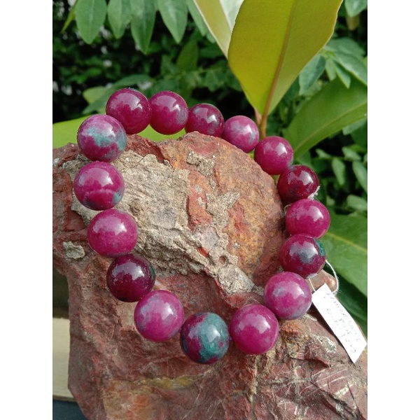 Gelang batu Ruby tanzanit