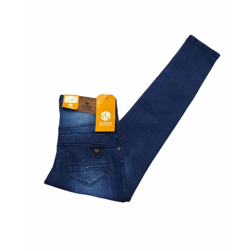 Celana Jeans Pria Slimfit Jeans Denim Pensil Original SR SEVEN 7