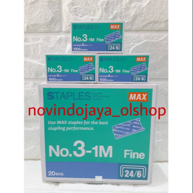 

isi staples no.3 (MAX) termurah