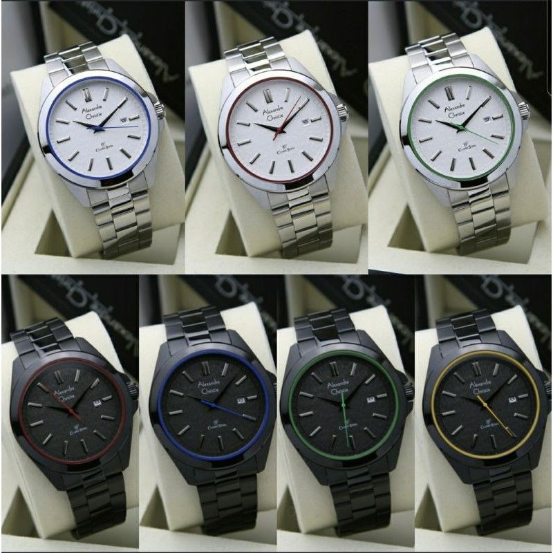 jam tangan pria Alexandre christie ac 8644 md original garansi resmi