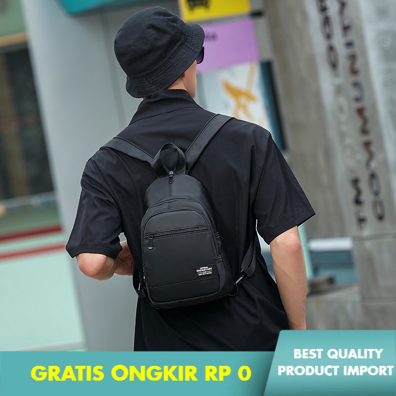 Tas Ransel National Fashion Mini Kecil   Pria  Dada Dual-Fashion  Ringan Olahraga Luar Ruangan Perja