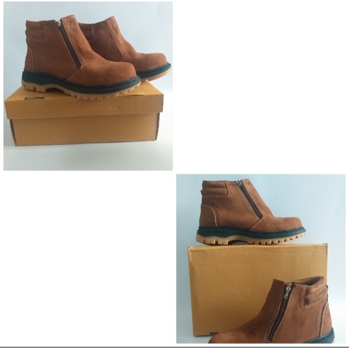 SEPATU SAFETY BOOTS KULIT SAPI IVG29