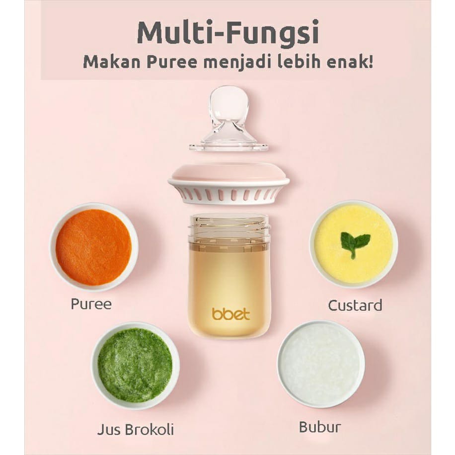 BBET Squeeze Spoon Feeder Set | Multifungsi sendok makan silikon MPASI