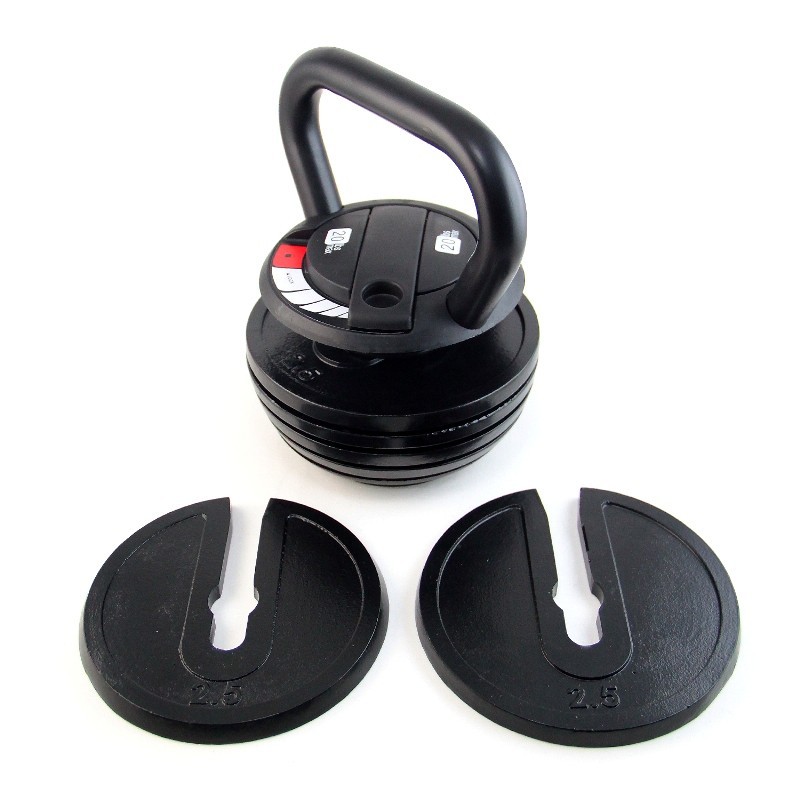 Adjustable Kettlebell 10Kg/Pembentuk Otot Lengan Kettlebell 20lbs/Alat Fitness Pemberat Tangan F213
