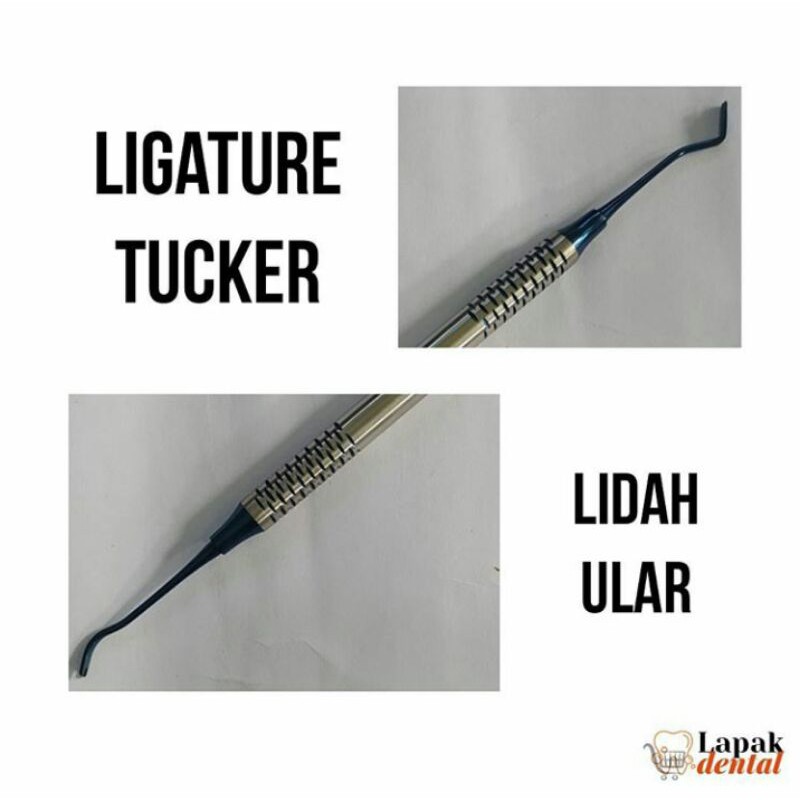 Dental Ligature Tucker / Ligature Director / Lidah Ular Titanium