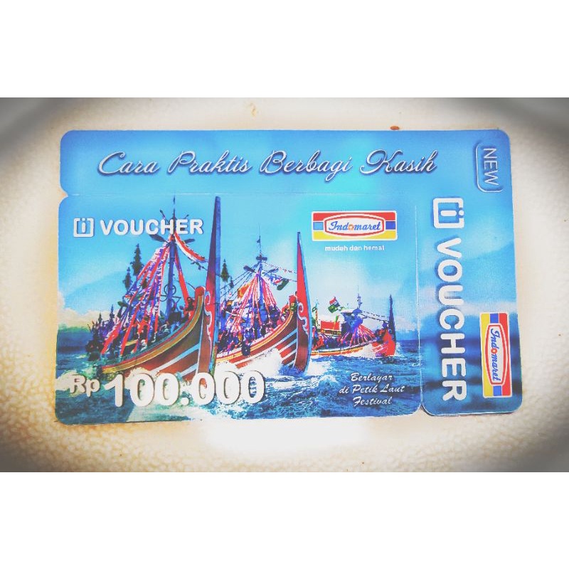 Voucher Indomaret 100 ribu Rp 100.000 100k 100rb gift card voucher