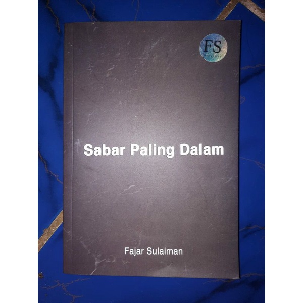 Buku Sabar Paling Dalam
