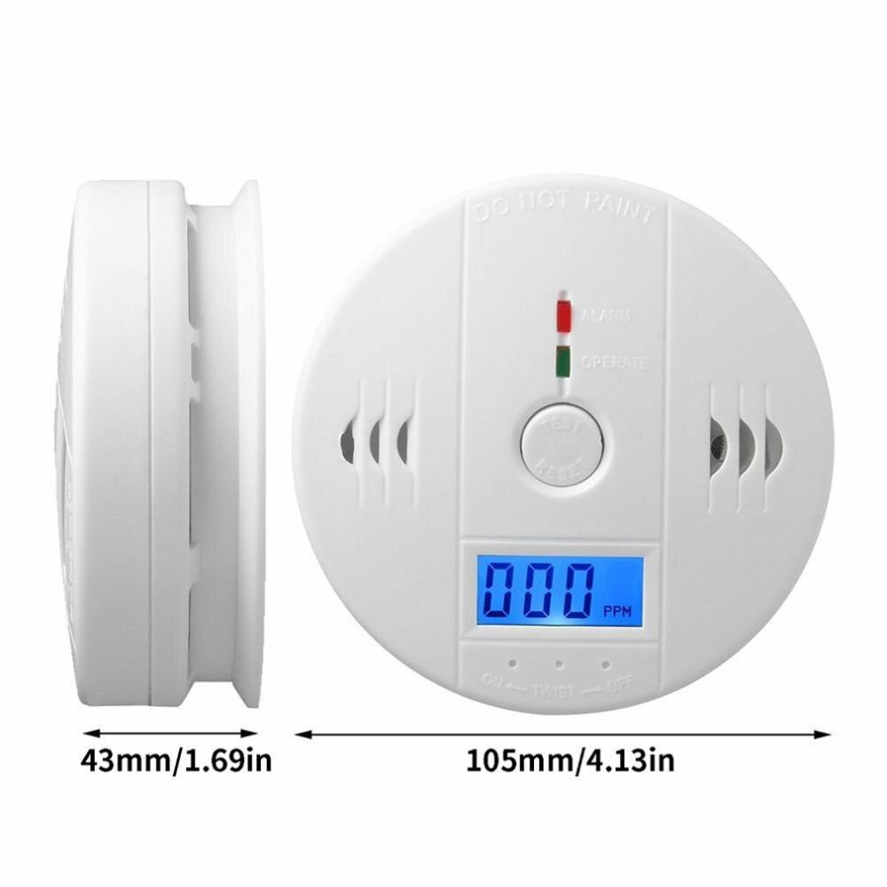 Pendeteksi Smoke Detector Alarm Sensor Warning Alarm CO Carbon Monoxide Digital Karbon Monoksida