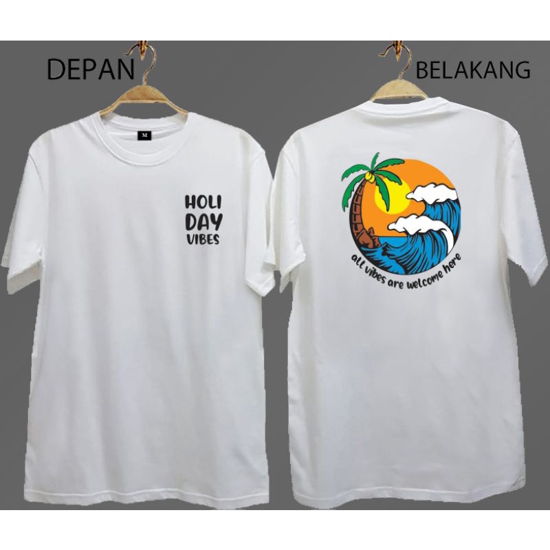 KAOS DISTRO ATASAN II PRIA WANITA II SABLON DIGITAL