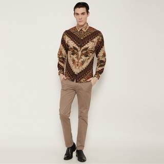 M231 Kemeja Pria Batik Panjang Warna Coklat 1430 Shopee M231 Kemeja Pria Batik Panjang Warna Coklat 1430 Shopee