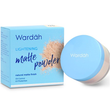 Wardah Lightening Matte Loose Powder 20g | bedak tabur